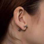 Titanium Barbell Piercing (1.6mm Thickness) with 5mm Balls - Image 2