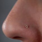 925 Silver Ball-end Nose Stud with Donut Head - Image 2