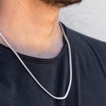 Steel Snake Chain Necklace - Image 2