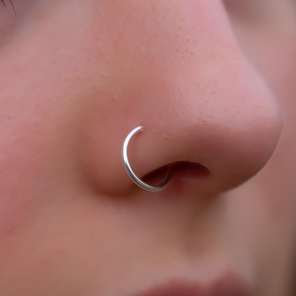 925 Silver Nose Ring Piercing.gr