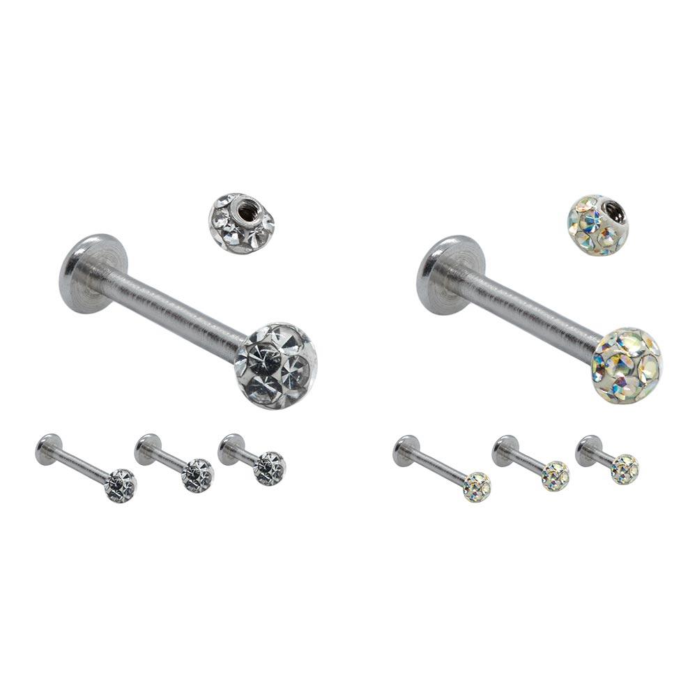 Stainless steel labret on sale